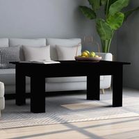 Table basse - VIDAXL - Noir - Rectangulaire - Contemporain - Design
