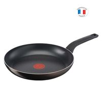 TEFAL Easy Cook & Clean Poêle 28 cm, Non induction, Revêtement antiadhésif, Fabriqué en France B5540602