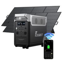 Centrale Électrique Fossibot F3600 Pro - 3840Wh, 7200W, Solaire, Batterie LiFePO4