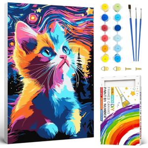 YEESAM ART Peinture Par Numéros Kits Sans Cadre 16 X 20" - Papillon Une