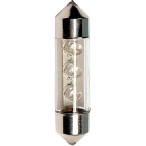 AMPOULE TABLEAU BORD 2x Ampoules navette a led blanche 12V 8,5-8 [62050