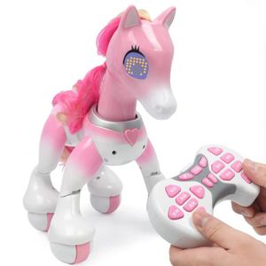 JOUET Rose-Jouet Interactif De Licorne Enchantée Pour Fi