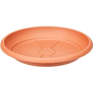 24 cm, gris/blanc 42 cm Résistant au gel Abreuvoir à oiseaux/assiette / soucoupe pour pots de fleurs en grès émaillé 24 cm 