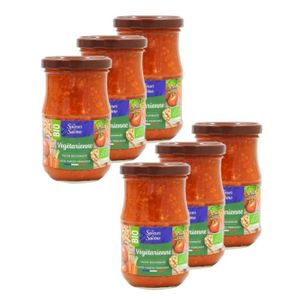 SAUCE PÂTE ET RIZ Les Saveurs de Savino - Lot 6x Sauce végétarienne 