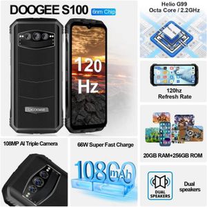 SMARTPHONE Smartphone DOOGEE S100 Incassable Android 12,20Go+
