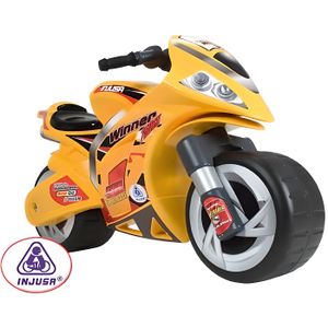 MOTO - SCOOTER Moto - INJUSA - Winner 194 - Pour Enfant - Jaune - 2 Roues - Intérieur