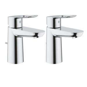 ROBINETTERIE SDB Robinets lavabo Grohe BauLoop Taille S - Lot de 2 