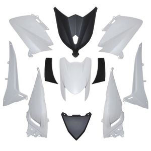Carénage Aérienne sous Phare avant pour Yamaha Tmax T-Max 530 2012 2013 Noir Mat