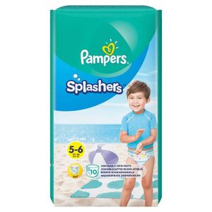 COUCHE Pampers - Little Swimmers - Splashers Pantalons de