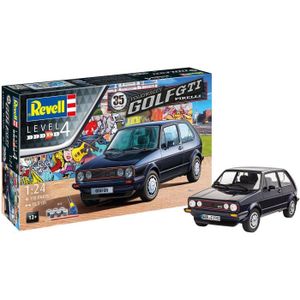 KIT MODÉLISME Maquette Voitures - REVELL - 35 Years VW Golf GTI Pirelli - Coffret Cadeau - 118 pièces - Plastique - Noir