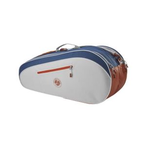 HOUSSE RAQUETTE TENNIS Thermo-bag WILSON TEAM 6 PK RG Bleu / Blanc / Oran