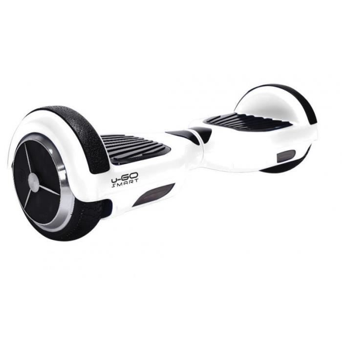 Hoverboard GO! SMART ELECTRIC SCOOTER 2 ROUES 6.5 «BLANC (GS-S65LED2-BLANC - Auto