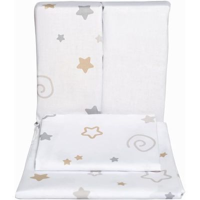 Cangoocare Parure De Lit 3 Pieces Pour Lit Bebe Berceau Linge De Lit 60 X 1 Cm 100 Coton Drap Housse De Couette Housse De Co Cdiscount Maison