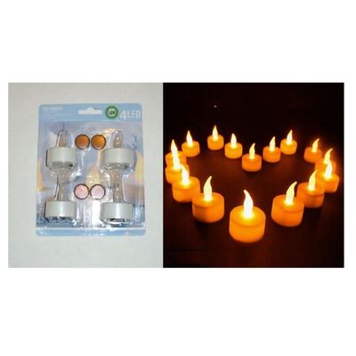 Lot 8 Bougies Bougie Led Decoration Table Maison Mariage Blanc