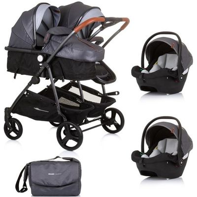 DUO SMART Poussette jumeaux ou enfants rapproches largeur 79 cm Gris 2 cosy gris Cdiscount Puericulture Eveil bebe