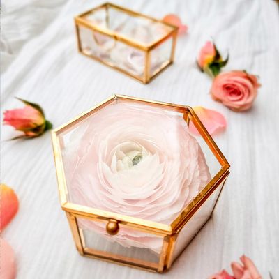 Boîte Alliance Mariage En Bois Rond Pour 2 Bagues - Écrin Élégant Fiançailles Et Saint-Valentin