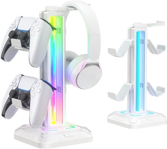 Support De Rangement Pour Manettes De Jeu - Design Décoratif En Résine - Pour Bureau, Chambre, Salon - Organisez Vos Accessoires Gaming - 5