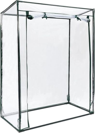 Relaxdays Serre, Bâche En PVC, HLP : 170 X 130 X 75 Cm, Praticable Avec