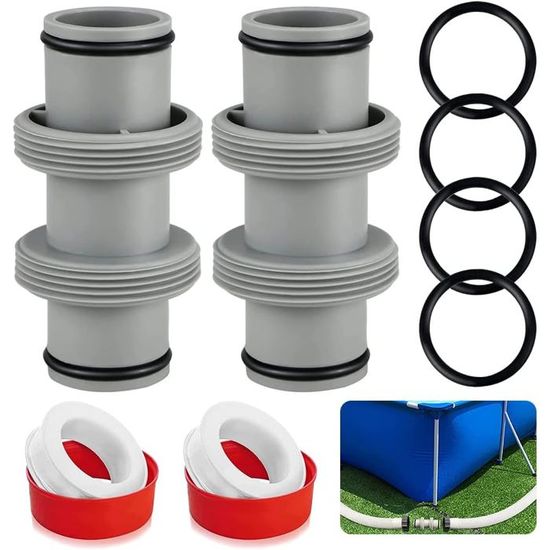 Omabeta Connecteur De Tuyau De Pompe De Piscine Adaptateur De Tuyau De Piscine, Connecteur De