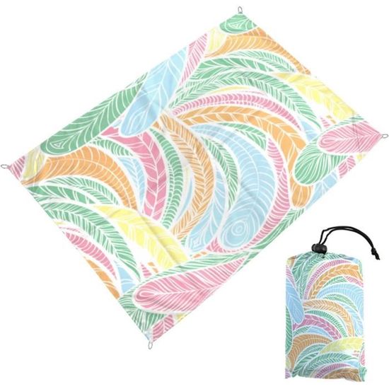 Tapis de pique-nique - ZGEER - 150 x 200 cm - Imperméable - Pliable