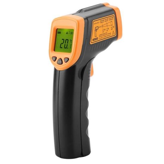 AE320 Thermomètre De Température Sans Contact LCD Sans Fil Numérique IR Laser Infrarouge Pistolet De Température Pour Le Ménage Industriel