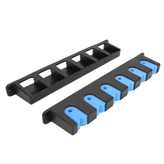 Support Mural Pour Moulinet De Pêche - Lot De 2 - Noir - Neuf