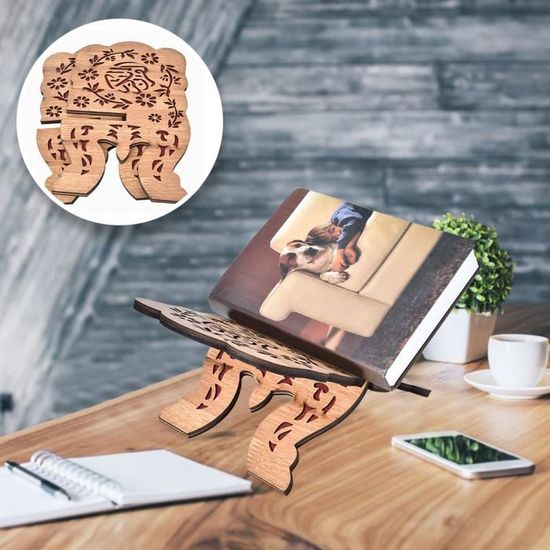 Bois Sacré Support De Livre Sacru00e9 Coran En Bois Au00efd El