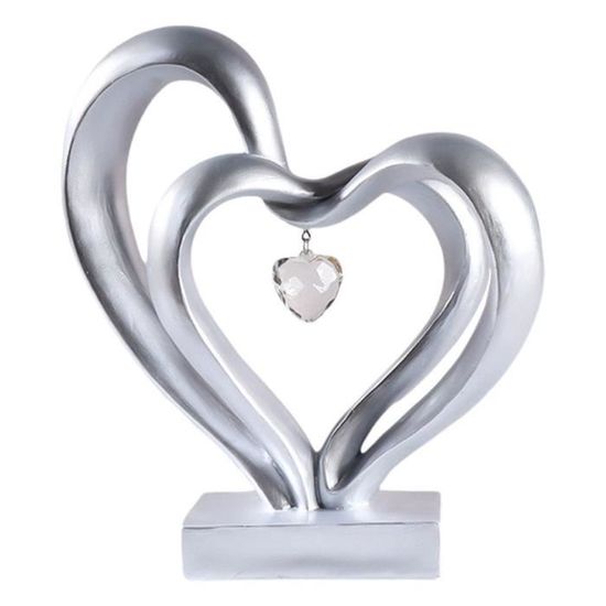 Kaxenig Statue De Doigt D'Amour - Geste De Cœur Moderne En Résine Colorée, Sculpture Artistique Pour Décoration Intérieure
