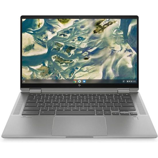 HP Chromebook x360 14a-ca0000sf Ordinateur Portable Convertible et Tactile 14" HD (Intel Celeron, RAM 4 Go, eMMC 64 Go, Chrome OS)
