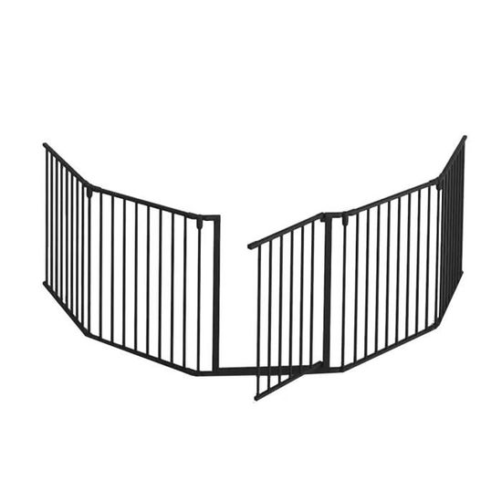 Barriere Pare Feu Pliable Avec Portillon – Protection Feu Cheminée Et Poele  - Barrière de lit - Barrière de sécurité BUT