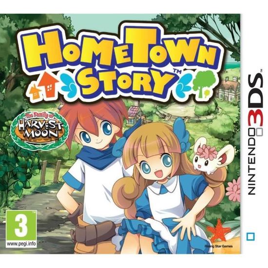 Jeu de simulation Hometown Story - Nintendo 3DS - Natsume - Casual - Cartouche