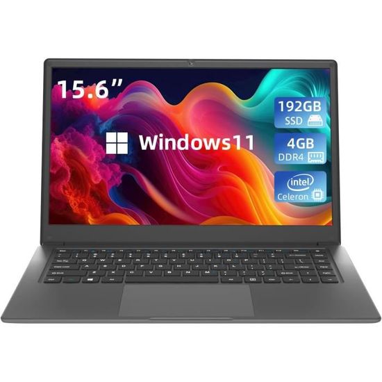 Waxuor Ordinateur Portable Tactile 15,6 Pouces Win 11 PC Portable, 16Go