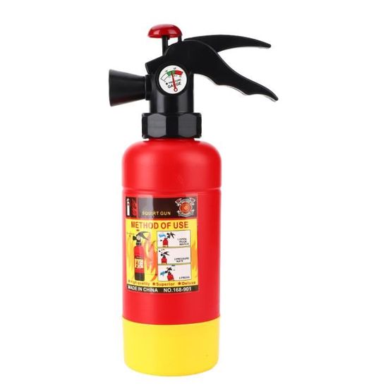 Extincteur Réaliste Jouet Amusant à Jet d'Eau Extincteur pour Enfants Jouet de Pompier Jeu de Rôle Jouet de Fête pour Plage Piscine et Jeu Extérieur