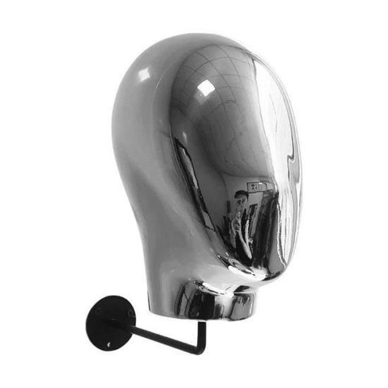 TETE DE MANNEQUIN PORTE PERRUQUE Portechapeaux mural présentoir