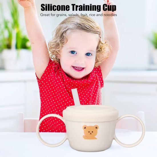 NUK Magic Cup - Tasse D'Apprentissage 360° Anti-Fuites - Silicone Souple - Sans BPA