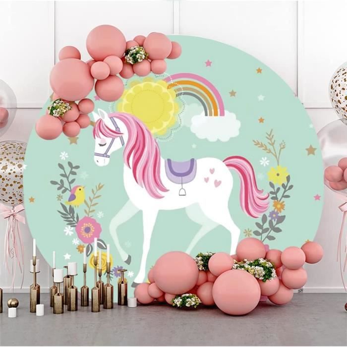 Lot 5 Bandeaux Cheval Arc-en-ciel + 8 Paires De Lunettes Assorties – Déco De Fête Pour Filles, Anniversaire Et Carnaval