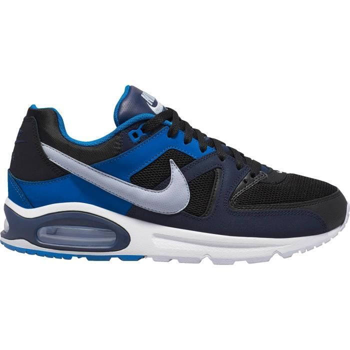 NIKE Baskets Air Max Command Homme Noir et bleu Cdiscount Sport