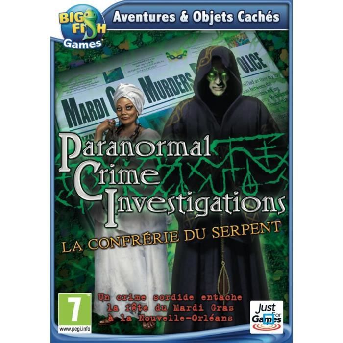Just For Games Paranormal Crime Investigators / Jeu PC