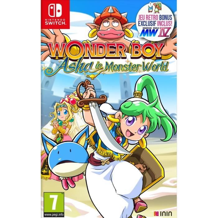 Wonderboy asha in Monster World Jeu Switch