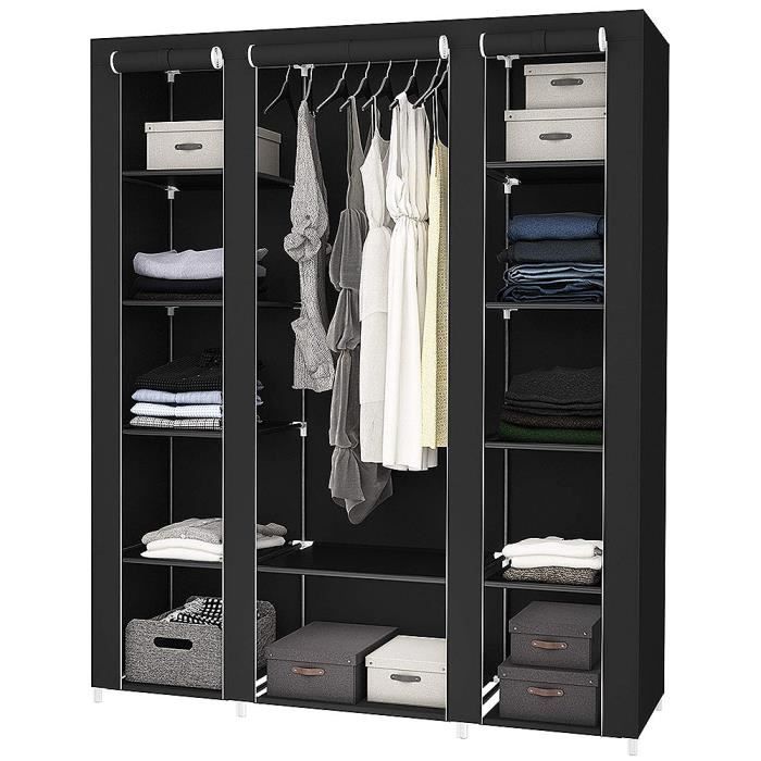 XXL Armoire de rangement, 175 x 150 x 45 cm, Meuble de Rangement