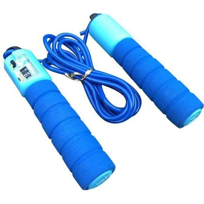 Corde à sauter enfants sautant corde à sauter longueur réglable compte automatique ZZF71123618BU PRODUIT D\'ENTRETIEN MACHINE FIT