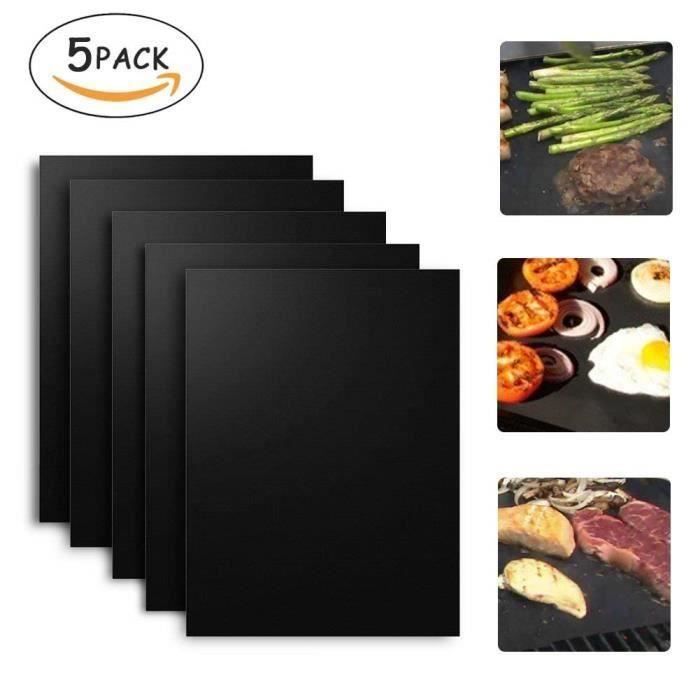 Barbecue Tapis 100% revêtement antiadhésif Four Tapis de cuisson pour griller Teflon de saucisse viande légumes fruits de mer œufs