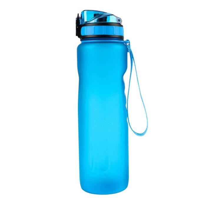 Gourde - Bouteille isotherme,Nouvelle bouteille d'eau de 1000ML,infuseur en plastique,pour boissons,Sports de plein air - Type Bleu