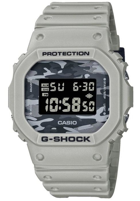 Casio - Montre Hommes - Quartz - Digital - Bracelet Plastique Noir - DW-5600CA-8ER