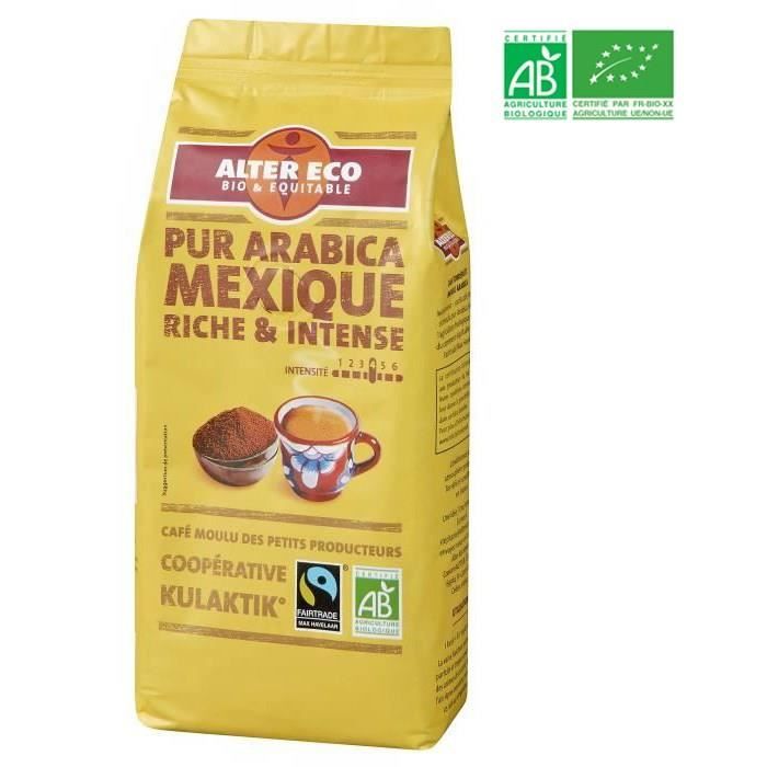 ALTER ECO Café mexique 100% arabica Bio 260g