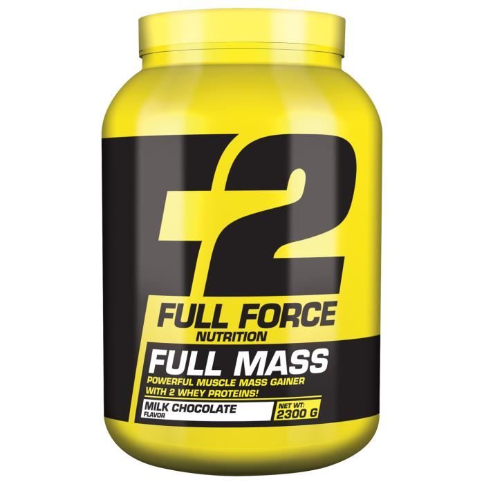 FULL MASS 2300g CHOCOLAT - Full Force Nutrition Proteine Gainer