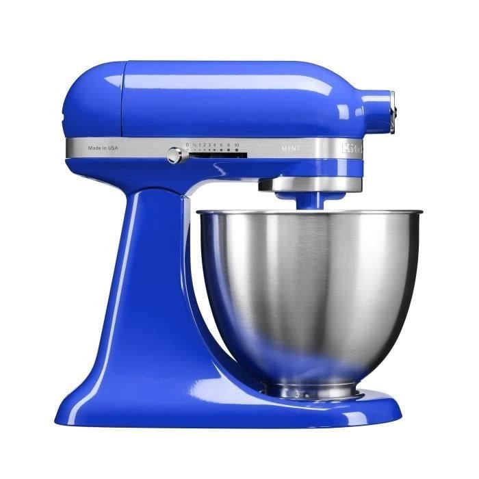 KITCHENAID Mini Artisan 5KSM3311XETB Robot Pâtissier 3,3L - Bleu Saphir