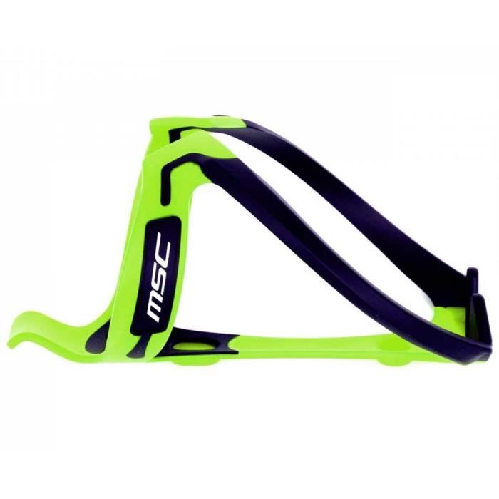 Pièces Porte Gourdes Msc Bottle Cage Polycarbonate - Taille Unique - Vert|Noir