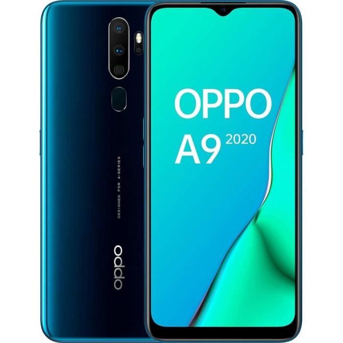 Oppo A9 (2020) 128 Go Dual Sim Bleu - Reconditionné - Très bon état