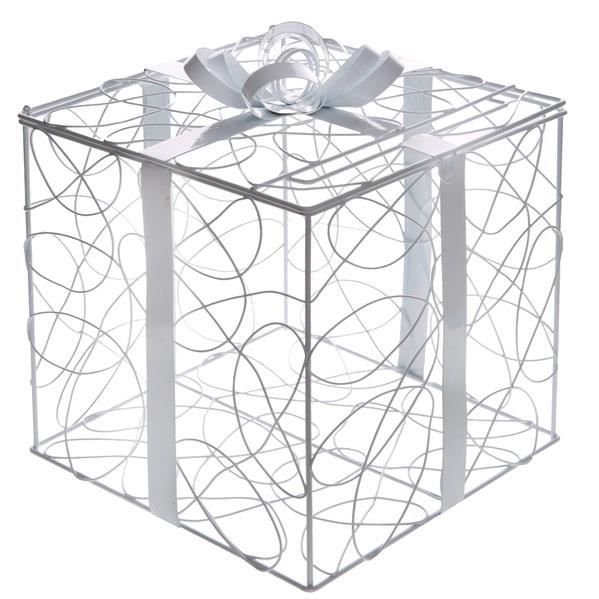 SANTEX 5400-1, Tirelire Boîte Cadeau en métal bl